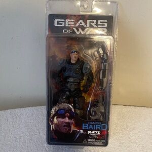 Gears of War Damon Baird Action Figure - Black & Blue NWT